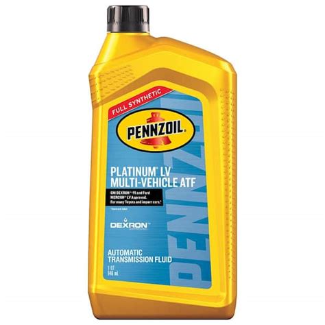 pennzoil lv multi vehicle atf|pennzoil lv transmission fluid.